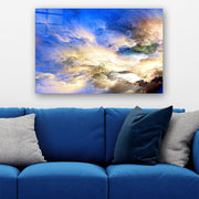 Quadro Decorativo em Vidro Temperado Multicolor 50x70cm - Arte Moderna para Parede