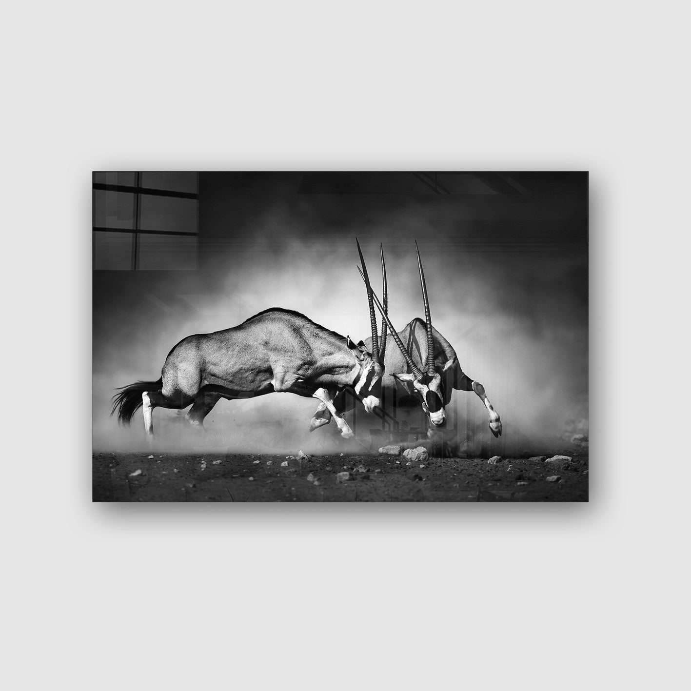 Quadro Decorativo em Vidro Temperado Multicolor 40x60cm - Arte Moderna para Parede