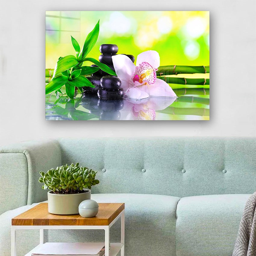 Quadro Decorativo em Vidro Temperado Multicolor 70x100cm - Arte Moderna para Parede