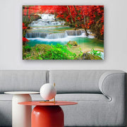 Quadro Decorativo em Vidro Temperado Multicolor 40x60cm - Arte Moderna para Parede