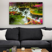 Quadro Decorativo em Vidro Temperado Multicolor 50x70cm - Arte Moderna para Parede