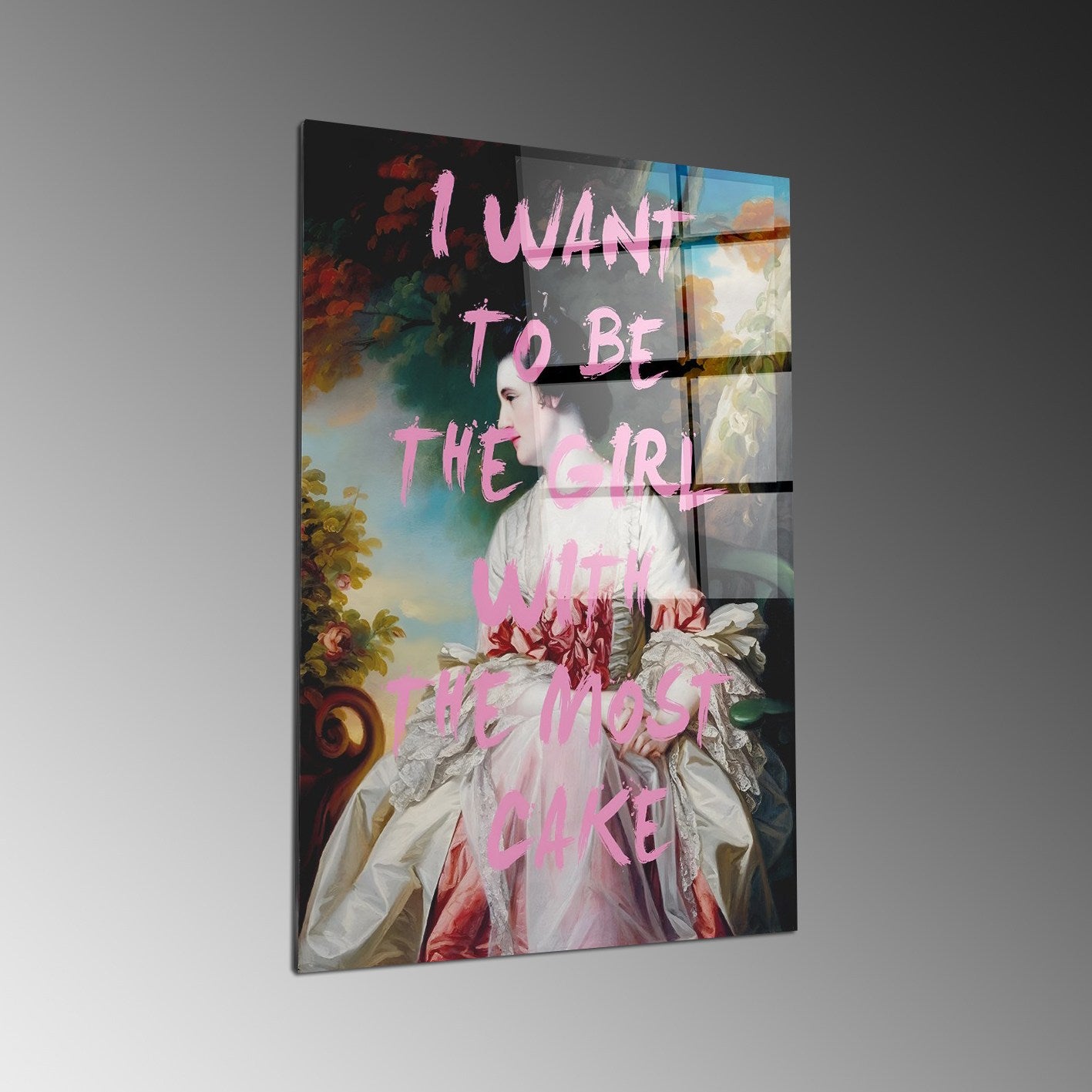 Quadro Decorativo em Vidro Temperado Multicolor 50x70cm - Arte Moderna para Parede