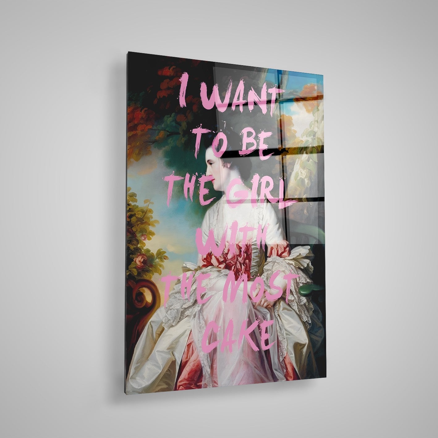 Quadro Decorativo em Vidro Temperado Multicolor 70x100cm - Arte Moderna para Parede