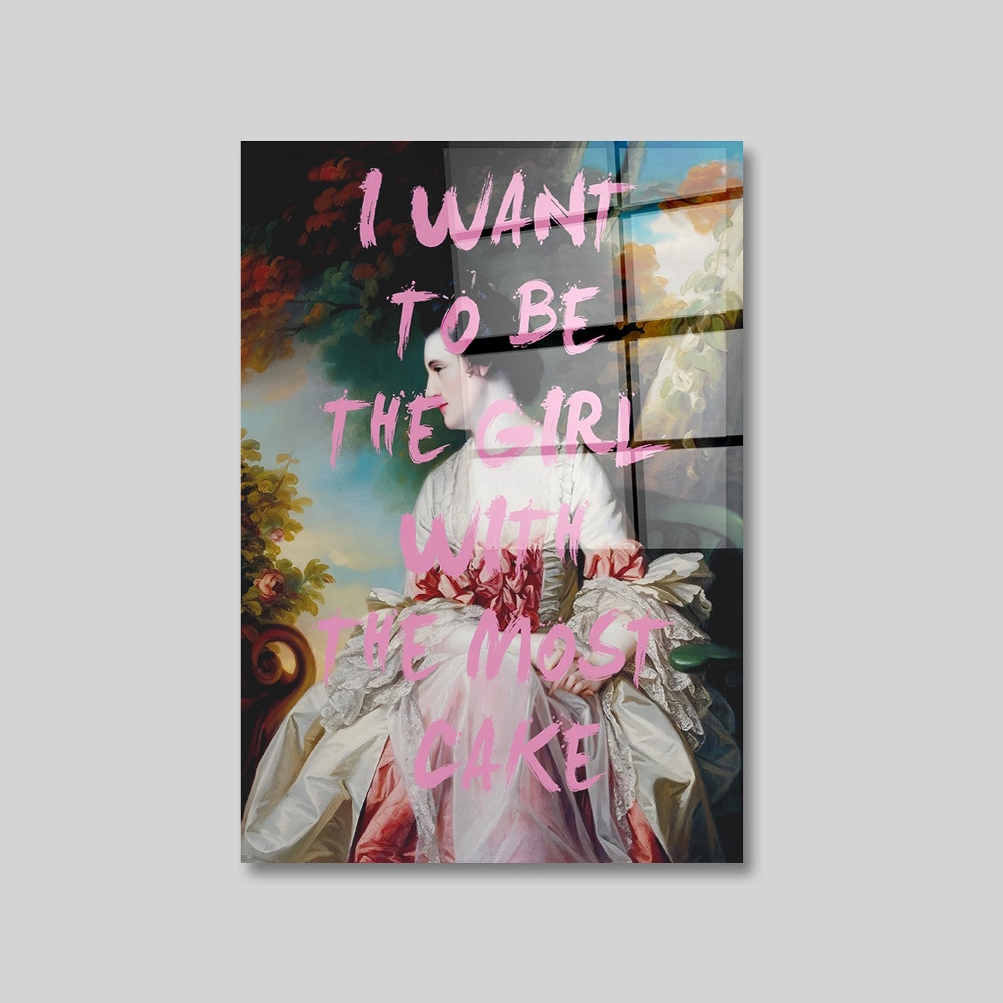 Quadro Decorativo em Vidro Temperado Multicolor 70x100cm - Arte Moderna para Parede