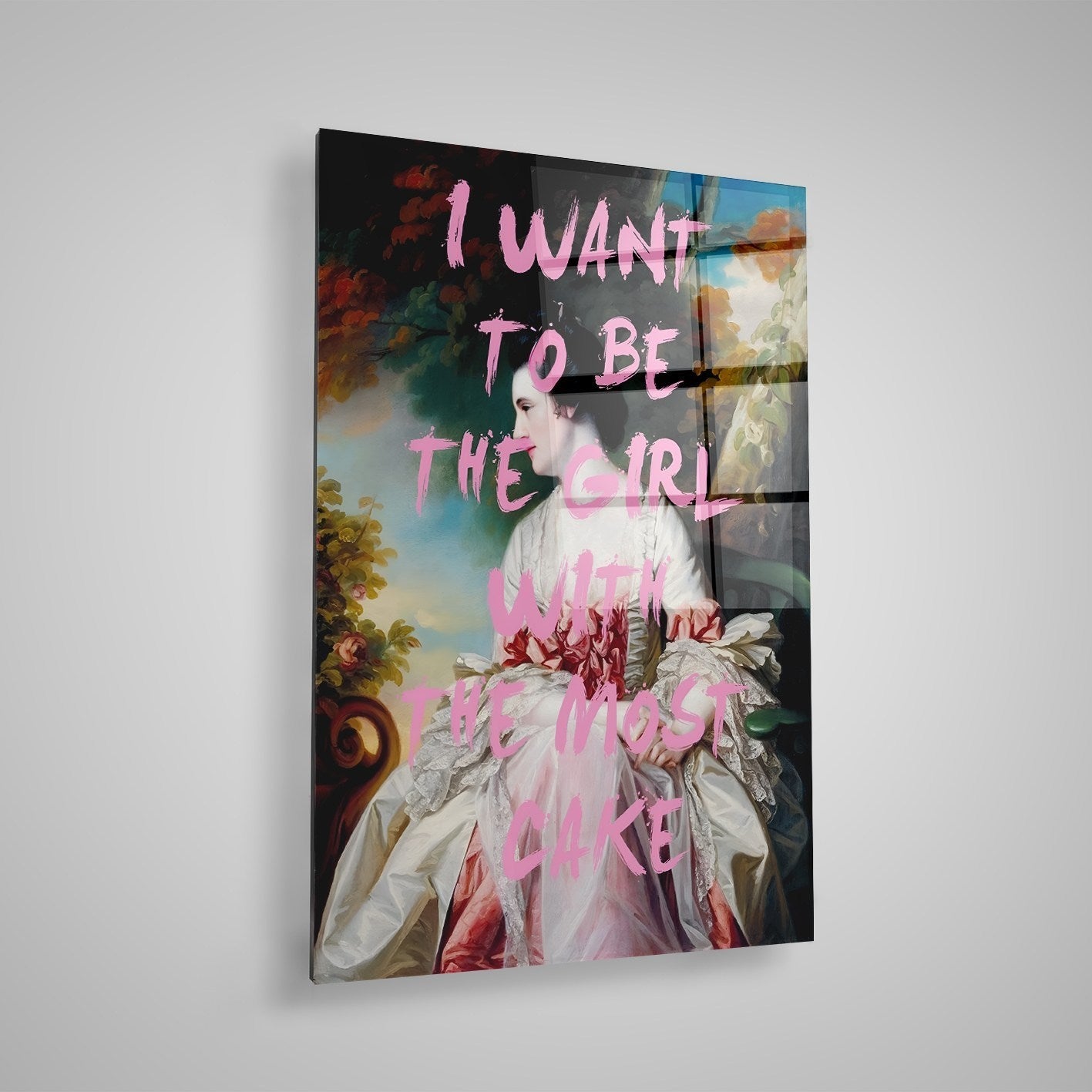 Quadro Decorativo em Vidro Temperado Multicolor 70x100cm - Arte Moderna para Parede