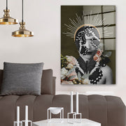 Quadro Decorativo em Vidro Temperado Multicolor 50x70cm - Arte Moderna para Parede