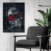 Quadro Decorativo em Vidro Temperado Multicolor 50x70cm - Arte Moderna para Parede