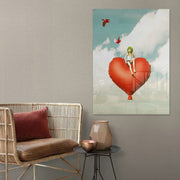 Quadro Decorativo em Vidro Temperado Multicolor 40x60cm - Arte Moderna para Parede