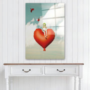 Quadro Decorativo em Vidro Temperado Multicolor 70x100cm - Arte Moderna para Parede