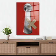 Quadro Decorativo em Vidro Temperado Multicolor 40x60cm - Arte Moderna para Parede