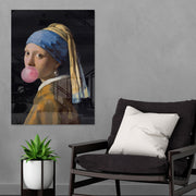 Quadro Decorativo em Vidro Temperado Multicolor 50x70cm - Arte Moderna para Parede