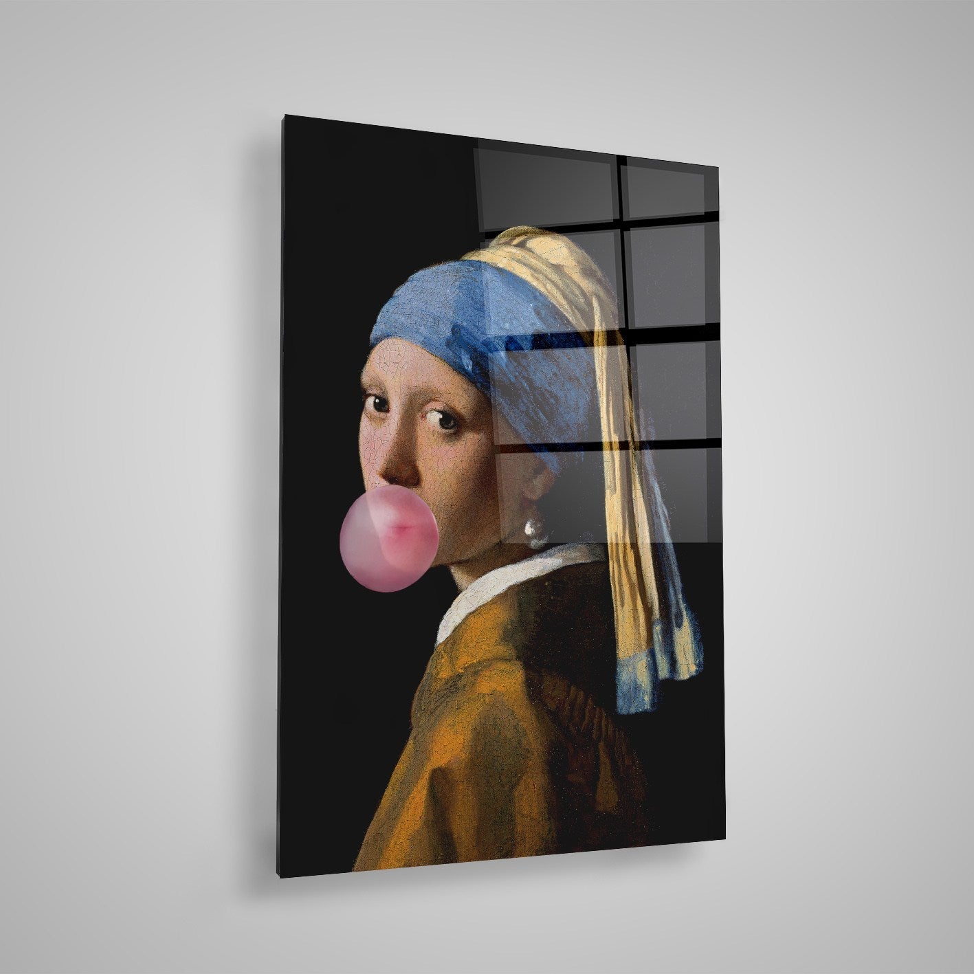 Quadro Decorativo em Vidro Temperado Multicolor 50x70cm - Arte Moderna para Parede