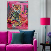 Quadro Decorativo em Vidro Temperado Multicolor 40x60cm - Arte Moderna para Parede