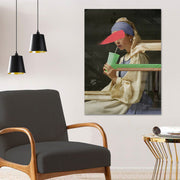 Quadro Decorativo em Vidro Temperado Multicolor 50x70cm - Arte Moderna para Parede