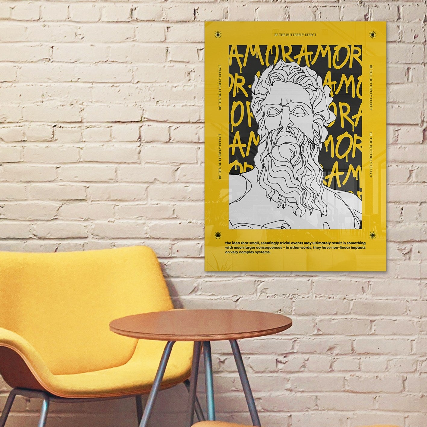 Quadro Decorativo em Vidro Temperado Multicolor 50x70cm - Arte Moderna para Parede