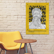 Quadro Decorativo em Vidro Temperado Multicolor 50x70cm - Arte Moderna para Parede