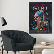 Quadro Decorativo em Vidro Temperado Multicolor 70x100cm - Arte Moderna para Parede