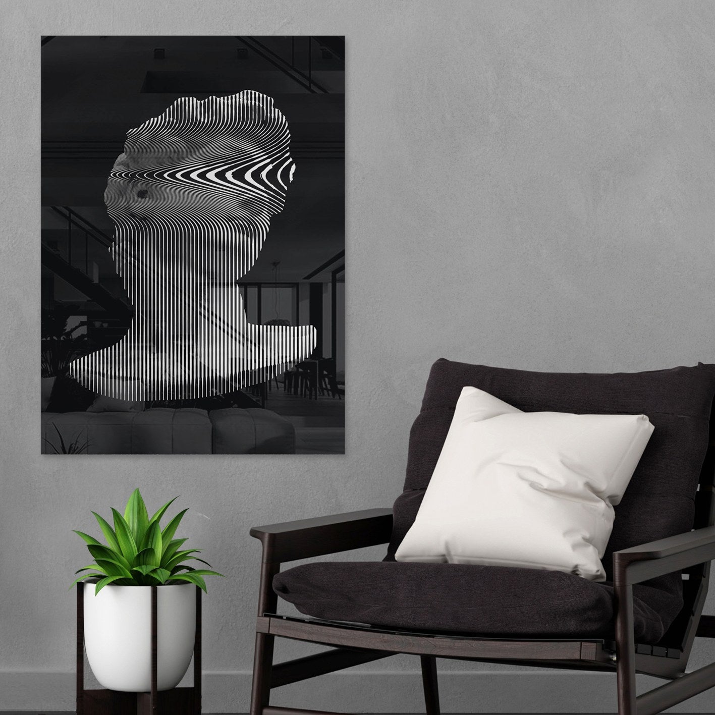 Quadro Decorativo em Vidro Temperado Multicolor 40x60cm - Arte Moderna para Parede