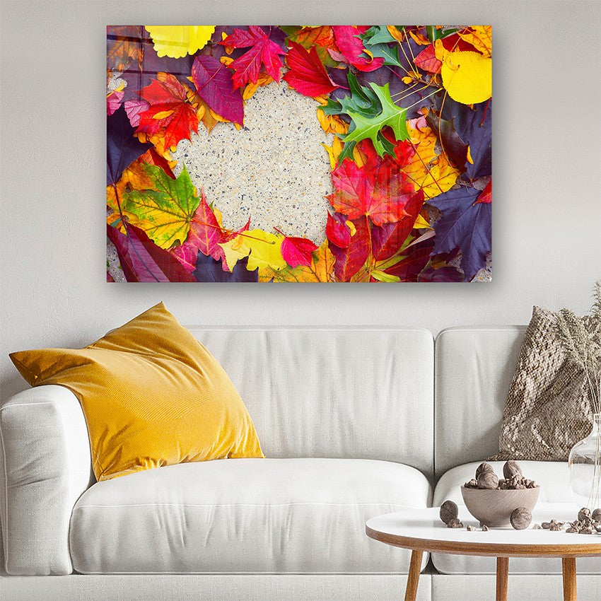 Quadro Decorativo em Vidro Temperado Multicolor 50x70cm - Arte Moderna para Parede