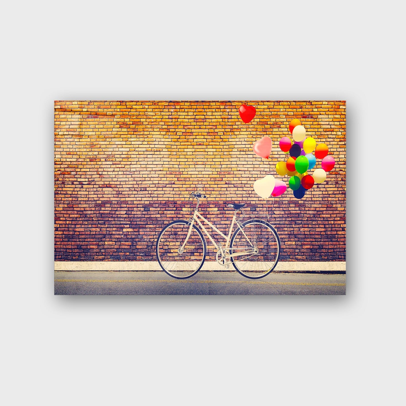 Quadro Decorativo em Vidro Temperado Multicolor 70x100cm - Arte Moderna para Parede