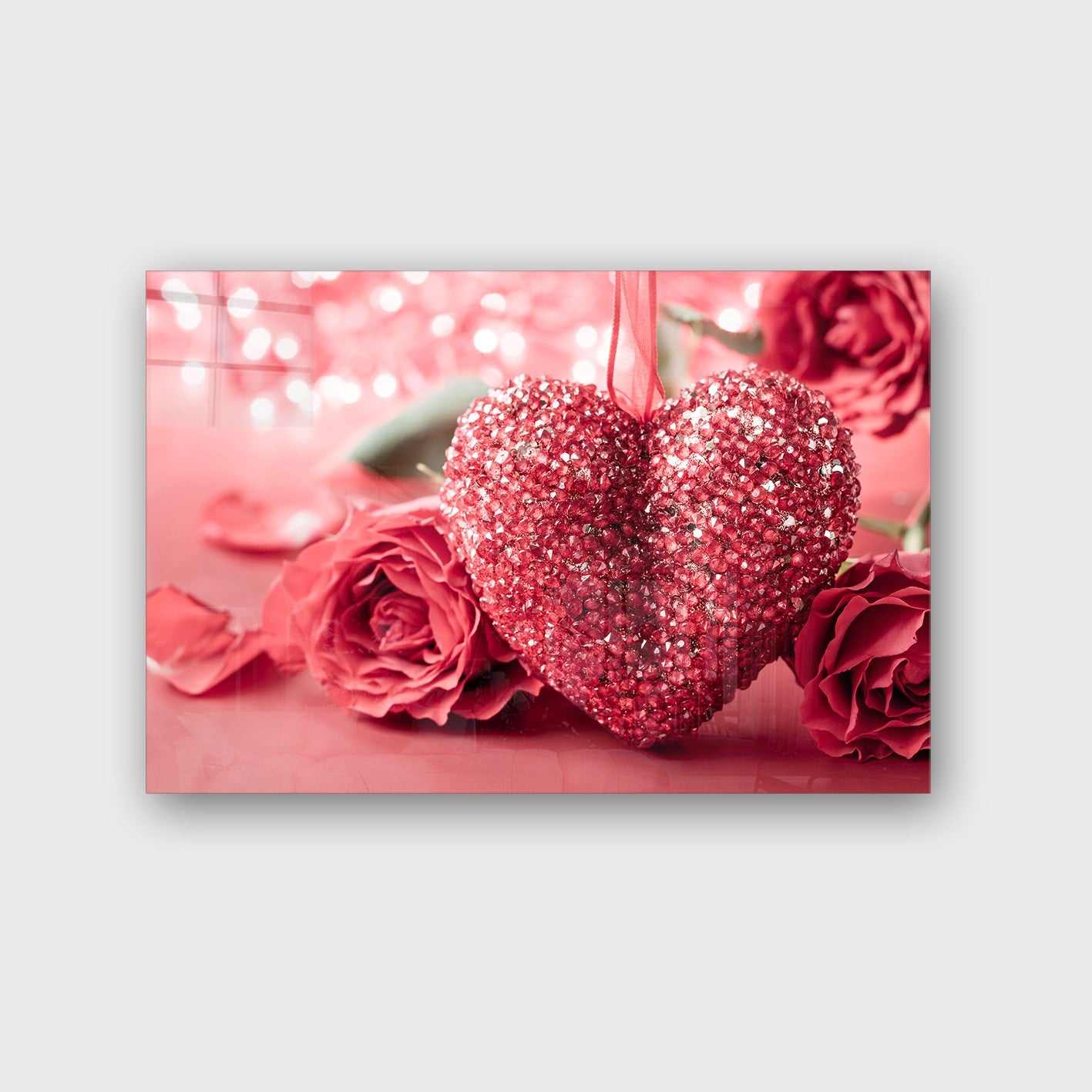 Quadro Decorativo em Vidro Temperado Multicolor 70x100cm - Arte Moderna para Parede