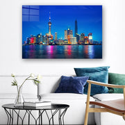 Quadro Decorativo em Vidro Temperado Multicolor 50x70cm - Arte Moderna para Parede