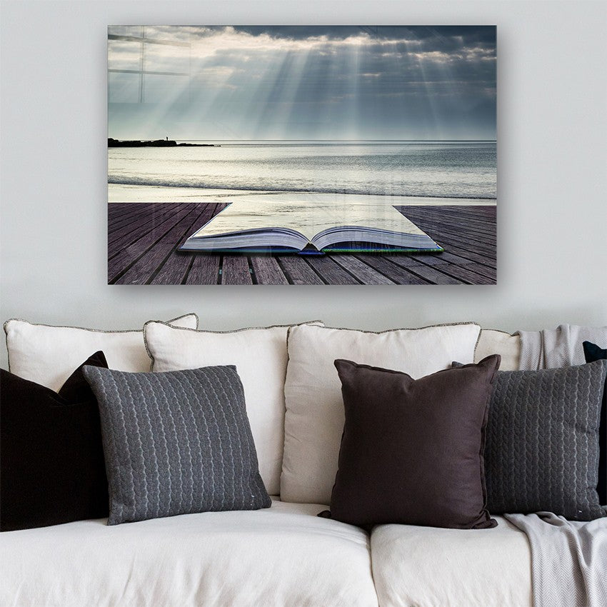 Quadro Decorativo em Vidro Temperado Multicolor 70x100cm - Arte Moderna para Parede