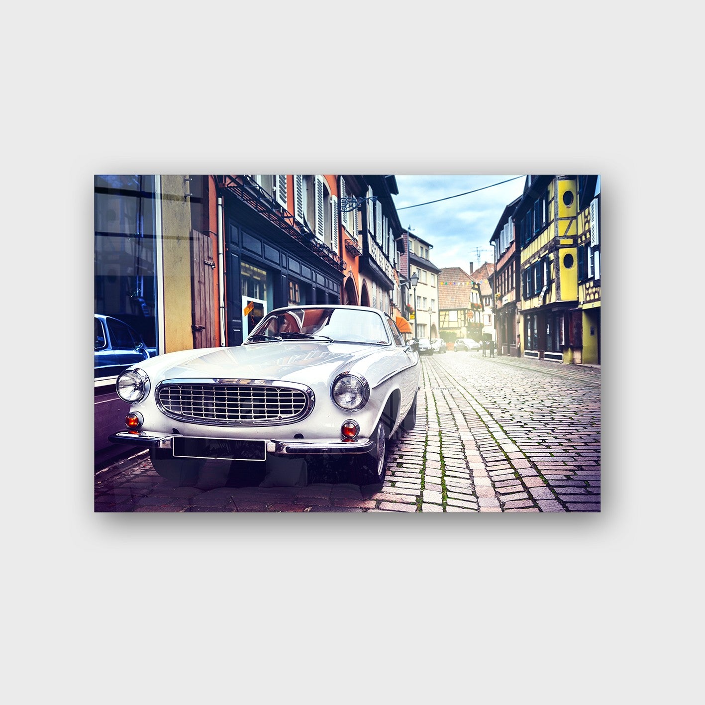 Quadro Decorativo em Vidro Temperado Multicolor 40x60cm - Arte Moderna para Parede