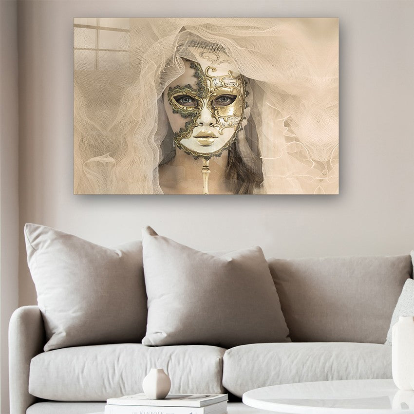 Quadro Decorativo em Vidro Temperado Multicolor 40x60cm - Arte Moderna para Parede