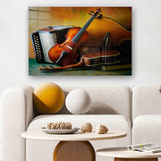 Quadro Decorativo em Vidro Temperado Multicolor 50x70cm - Arte Moderna para Parede