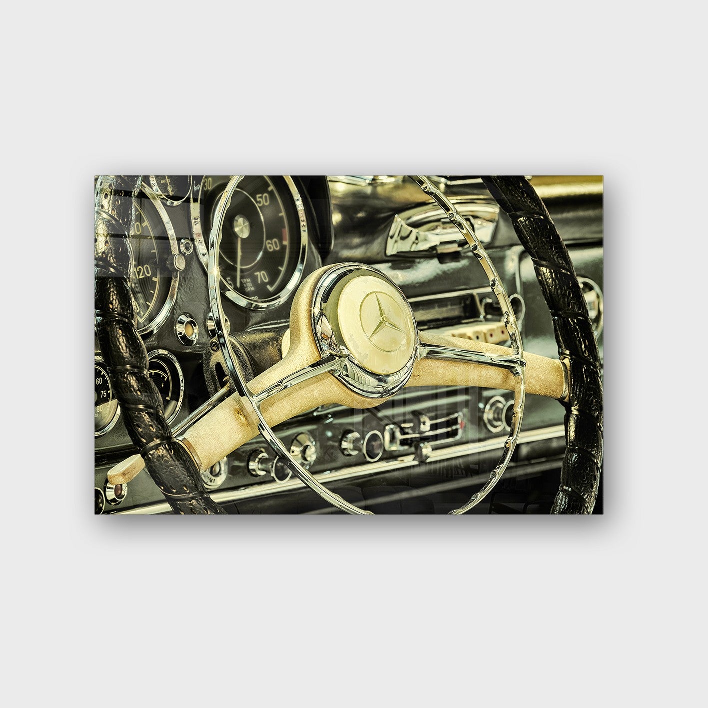 Quadro Decorativo em Vidro Temperado Multicolor 40x60cm - Arte Moderna para Parede