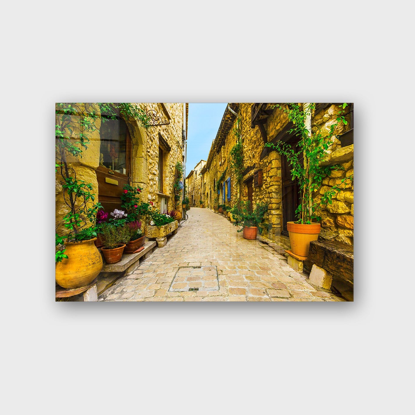 Quadro Decorativo em Vidro Temperado Multicolor 50x70cm - Arte Moderna para Parede