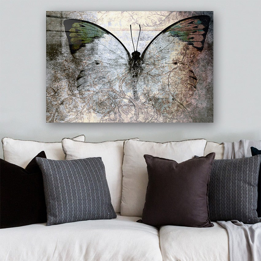 Quadro Decorativo em Vidro Temperado Multicolor 70x100cm - Arte Moderna para Parede