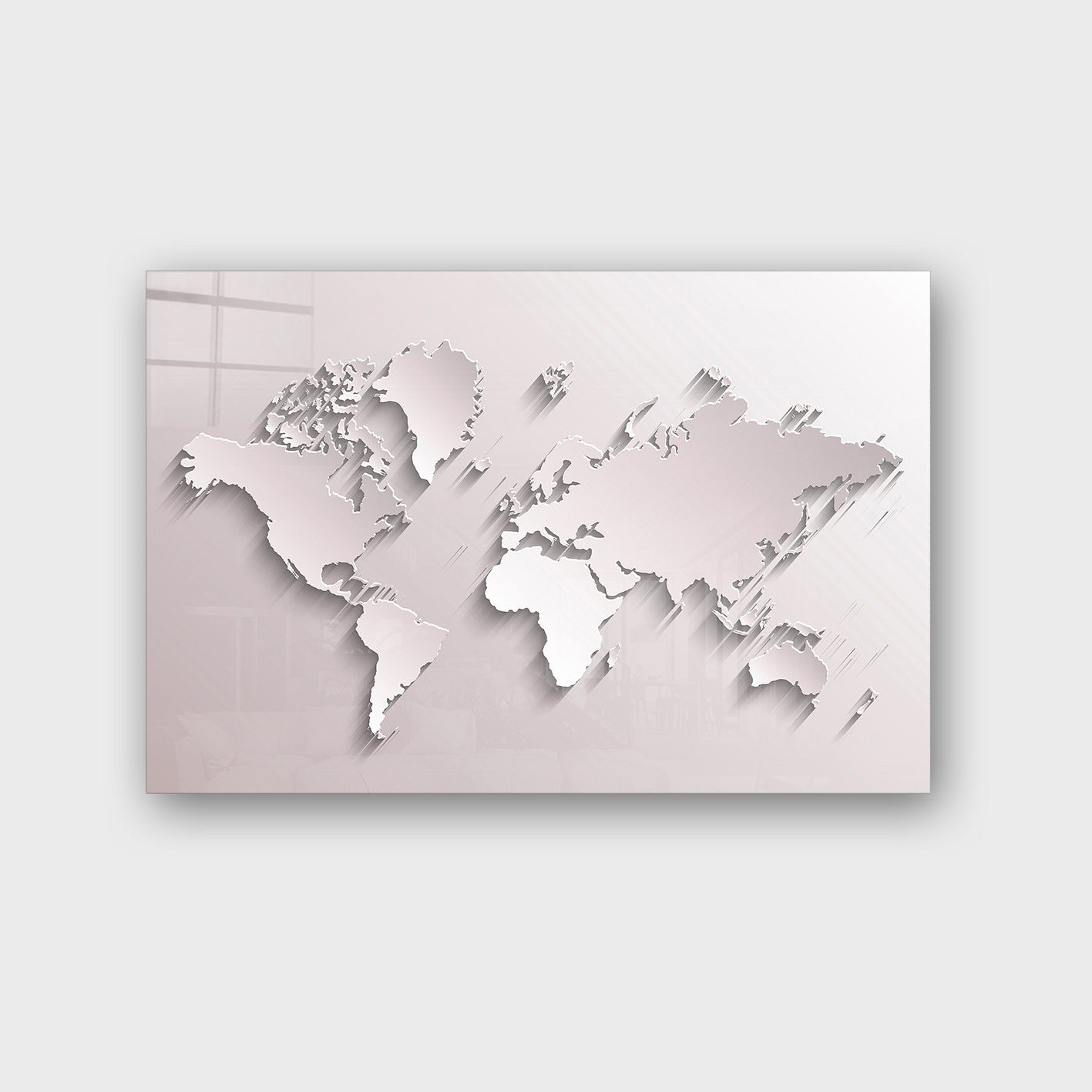 Quadro Decorativo em Vidro Temperado Multicolor 40x60cm - Arte Moderna para Parede