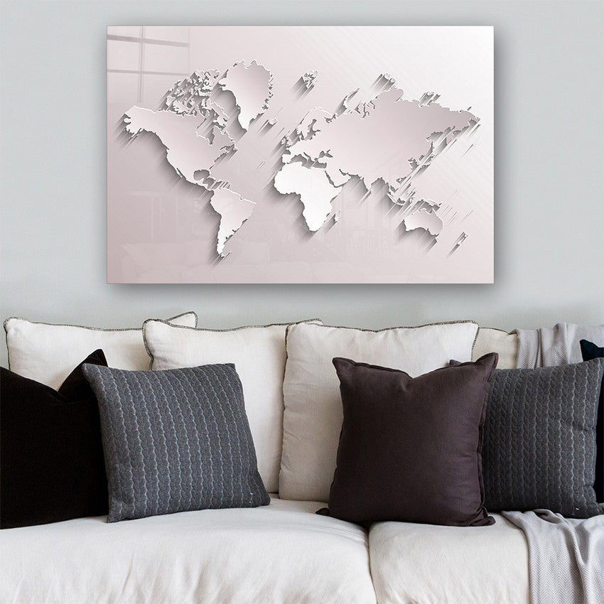 Quadro Decorativo em Vidro Temperado Multicolor 50x70cm - Arte Moderna para Parede