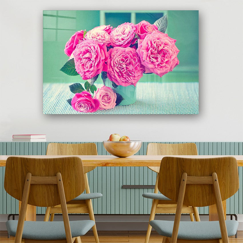 Quadro Decorativo em Vidro Temperado Multicolor 40x60cm - Arte Moderna para Parede