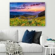 Quadro Decorativo em Vidro Temperado Multicolor 70x100cm - Arte Moderna para Parede