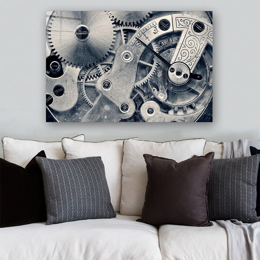 Quadro Decorativo em Vidro Temperado Multicolor 40x60cm - Arte Moderna para Parede