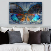 Quadro Decorativo em Vidro Temperado Multicolor 40x60cm - Arte Moderna para Parede