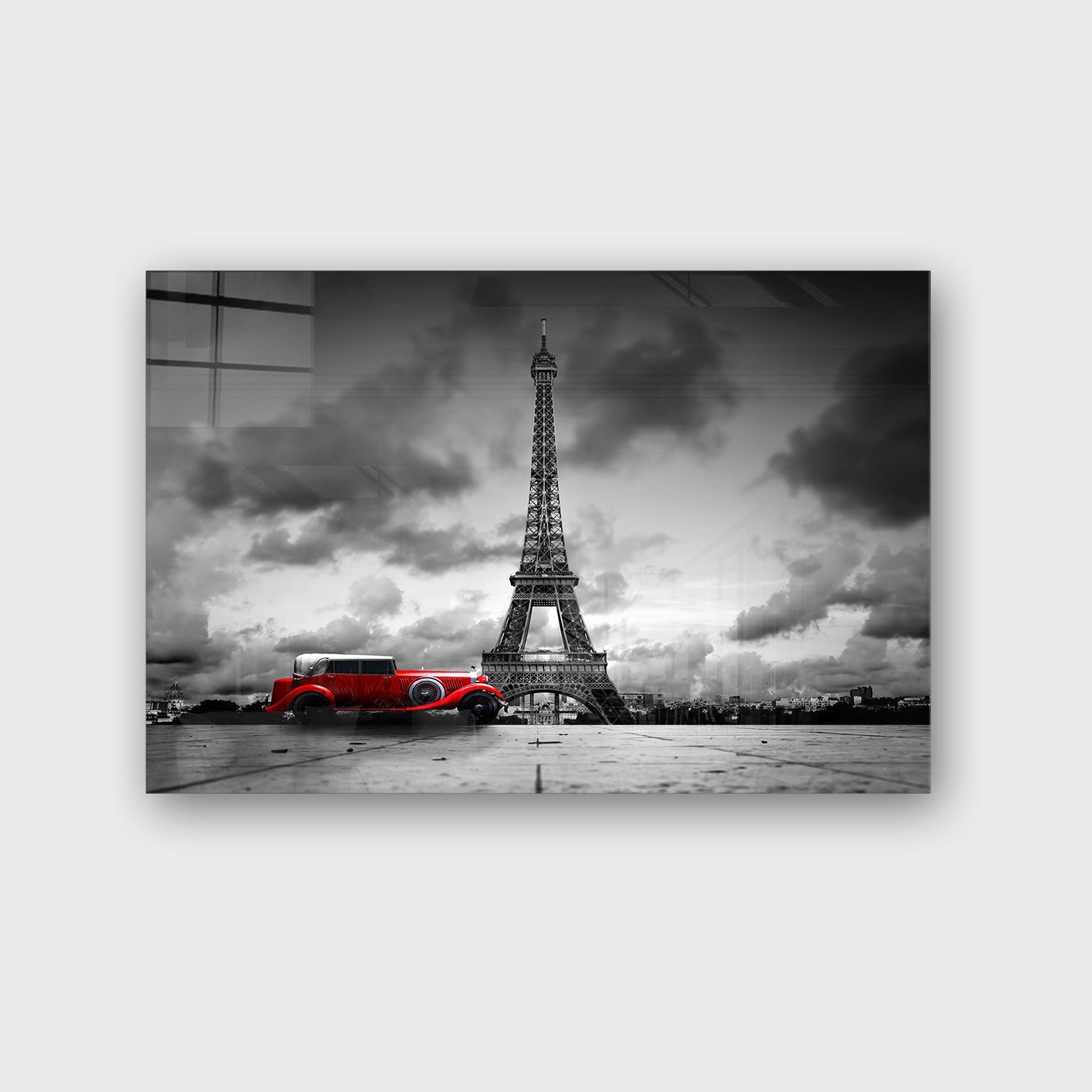 Quadro Decorativo em Vidro Temperado Multicolor 70x100cm - Arte Moderna para Parede