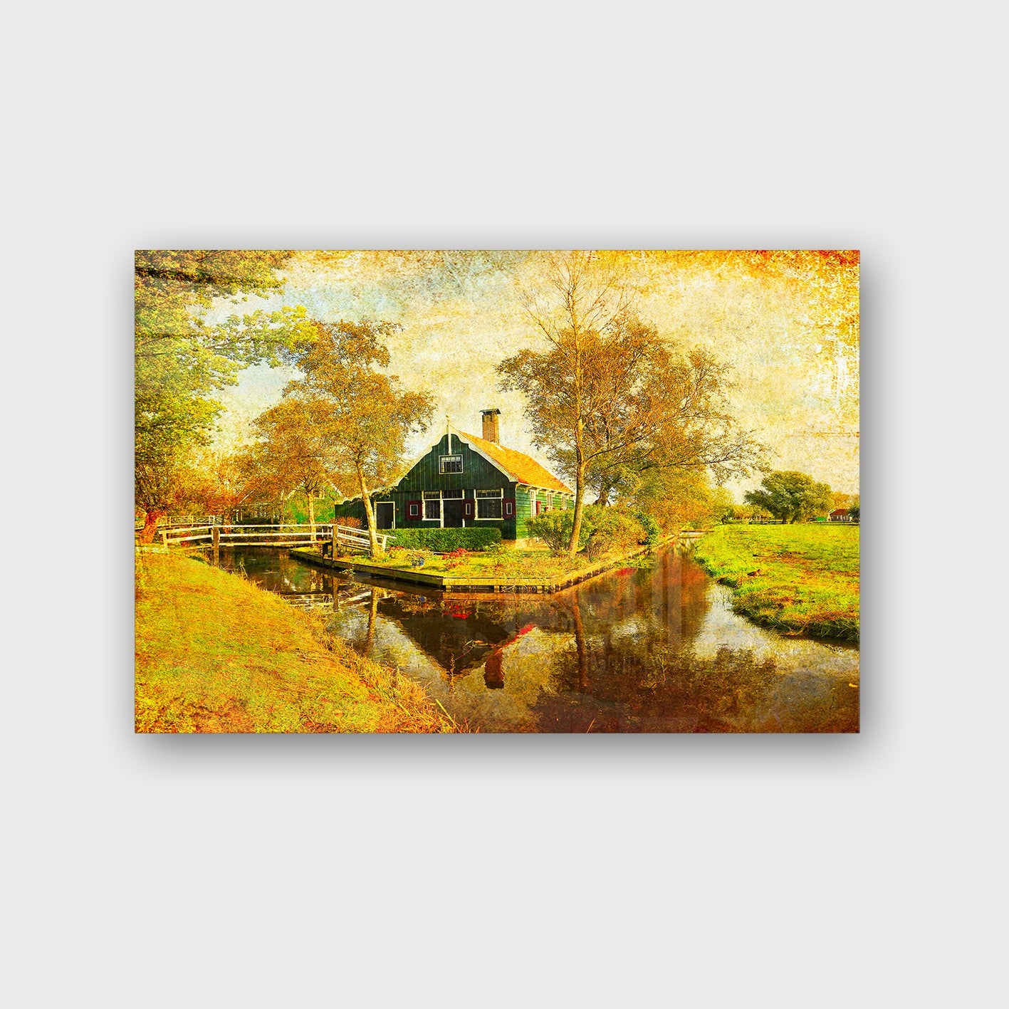 Quadro Decorativo em Vidro Temperado Multicolor 50x70cm - Arte Moderna para Parede