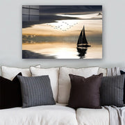 Quadro Decorativo em Vidro Temperado Multicolor 70x100cm - Arte Moderna para Parede