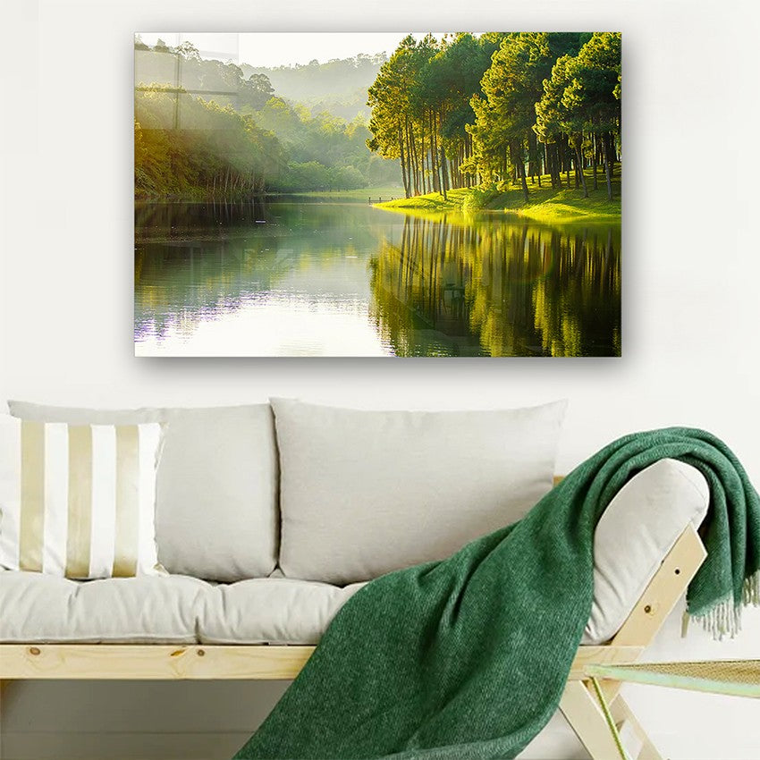 Quadro Decorativo em Vidro Temperado Multicolor 70x100cm - Arte Moderna para Parede