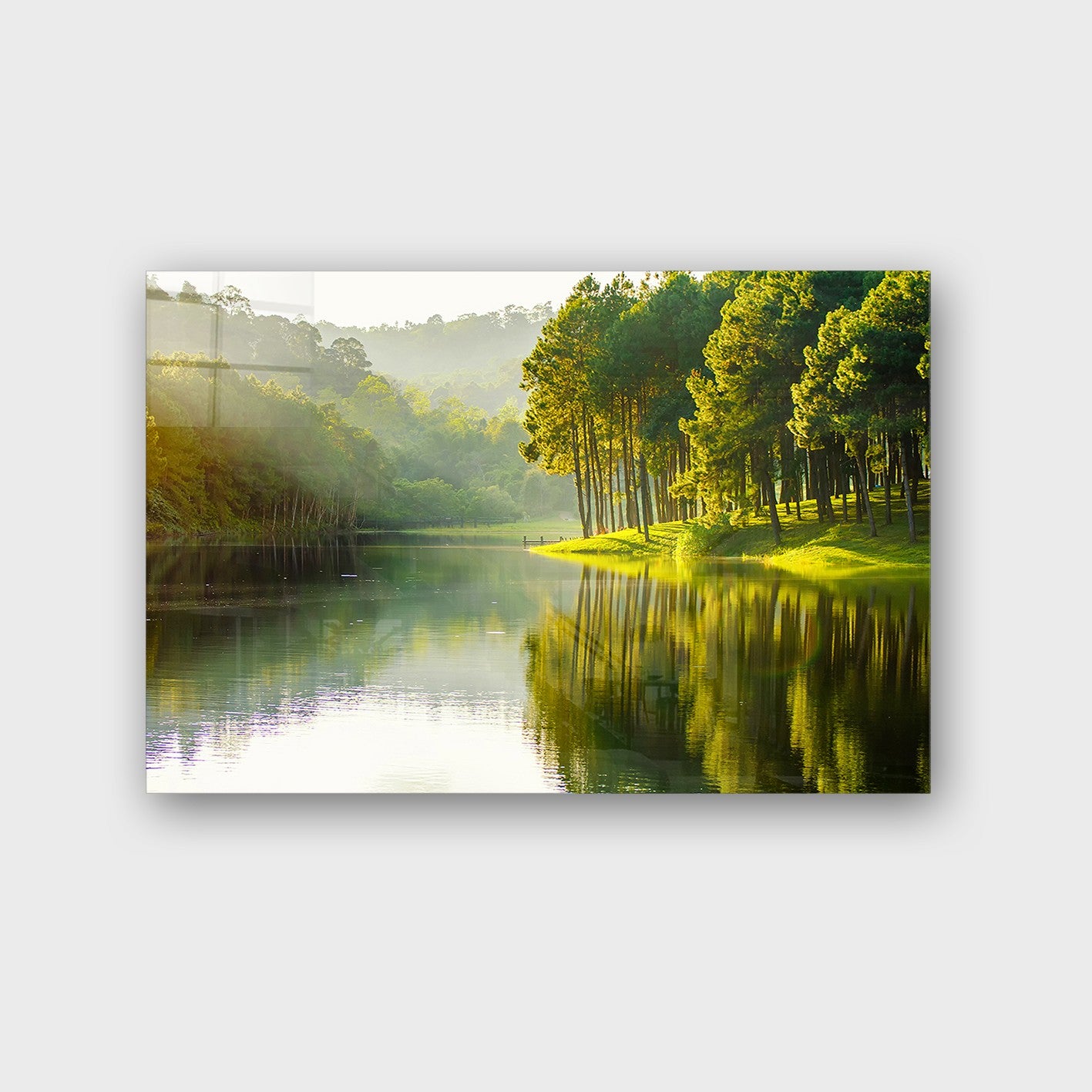 Quadro Decorativo em Vidro Temperado Multicolor 70x100cm - Arte Moderna para Parede