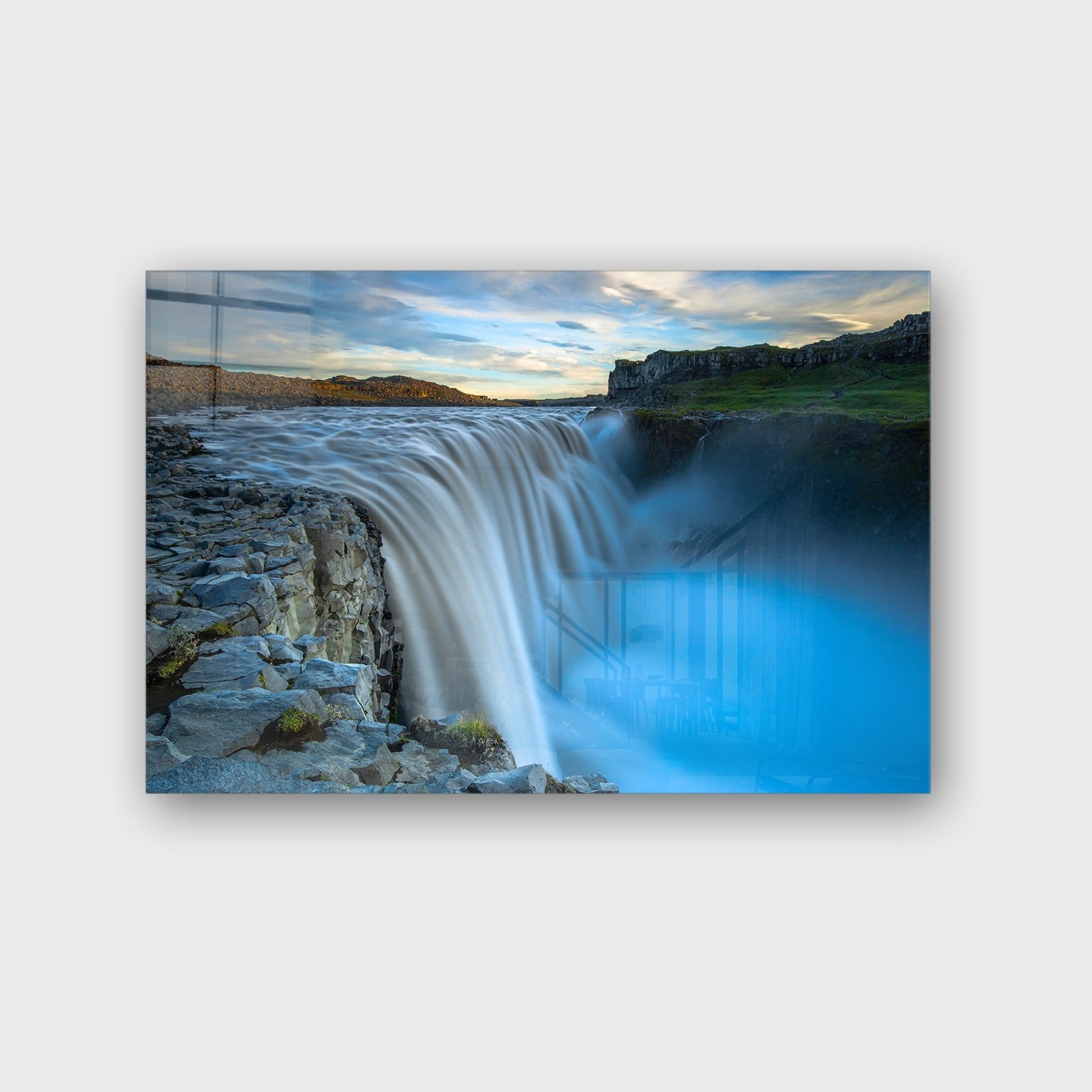 Quadro Decorativo em Vidro Temperado Multicolor 50x70cm - Arte Moderna para Parede