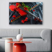 Quadro Decorativo em Vidro Temperado Multicolor 70x100cm - Arte Moderna para Parede