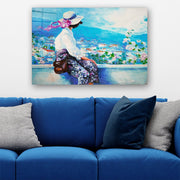 Quadro Decorativo em Vidro Temperado Multicolor 40x60cm - Arte Moderna para Parede