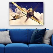 Quadro Decorativo em Vidro Temperado Multicolor 40x60cm - Arte Moderna para Parede