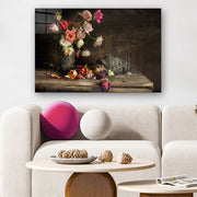 Quadro Decorativo em Vidro Temperado Multicolor 70x100cm - Arte Moderna para Parede