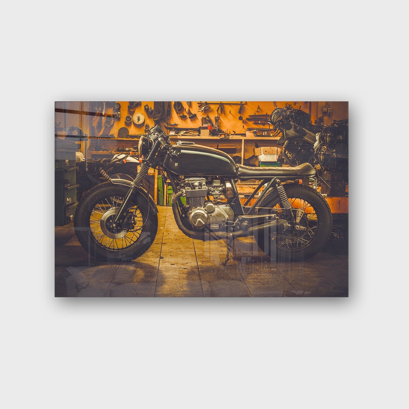 Quadro Decorativo em Vidro Temperado Multicolor 70x100cm - Arte Moderna para Parede